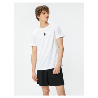 Koton Basic Sports Shorts with Lace-Up Waist with Pocket Detail.