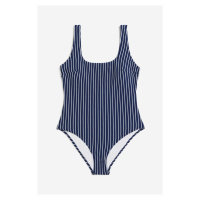 H & M - Jednodílné plavky's vyztuženými košíčky - modrá