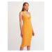 Dilvin Dress - Orange - Bodycon