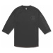 Etnies pánské triko s 3/4 rukávy San Juan Raglan Black | Černá