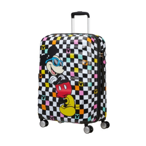 AT Dětský kufr Wavebreaker Disney Spinner 67/26 Mickey Check, 47 x 26 x 67 (85670/A080) American Tourister