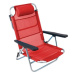 Bo-Camp Beach chair Monaco red