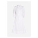 Šaty karl lagerfeld shirt dress white