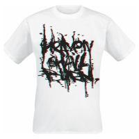 Heaven Shall Burn 3D Logo Tričko bílá