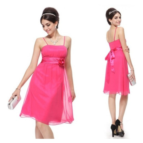 krátké růžové společenské šaty Vera Ever-Pretty