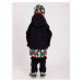 dětská softshellová bunda s fleecem Unuo Basic Roboti černá