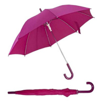 Derby Dětský holový vystřelovací deštník, růžová, plná barva růžová