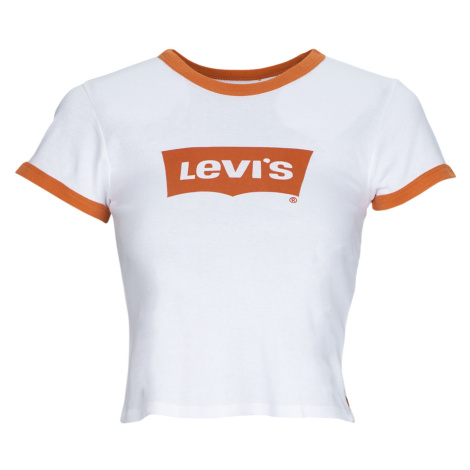 Levis GRAPHIC RINGER MINI TEE Bílá Levi´s