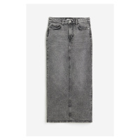 H & M - Džínová sukně - šedá