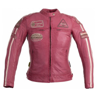 Dámská kožená moto bunda W-TEC Sheawen Lady Pink růžová