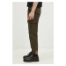 Kalhoty Alpha Industries Spodnie Alpha Industries Alman Pant 188201 413 pánské, zelená barva, ve