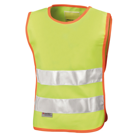 Result Dětská bezpečnostní reflexní vesta R212J Fluorescent Yellow
