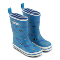 BUNDGAARD CLASSIC RUBBER BOOT Sea Animals | Dětské barefoot holínky