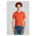 TRIČKO GANT SLIM SHIELD SS T-SHIRT oranžová