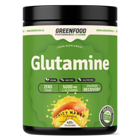 GreenFood Performance Glutamine 420 g - mango GreenFood Nutrition