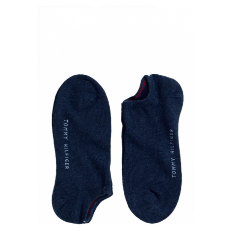 Ponožky Tommy Hilfiger 2-pack dámské, tmavomodrá barva, 343024001