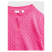 Růžový holčičí dětský svetr knit cardigan