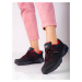 Exkluzívní trekingové boty černé dámské bez podpatku