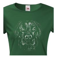 Dámské  tričko pro pejskaře s motivem Labrador