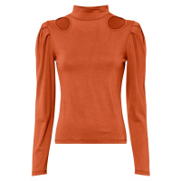 Bonprix BODYFLIRT tričko s prostřihy Barva: Oranžová, Mezinárodní