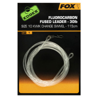 Fox Návazec Fluorocarbon Fused leader Varianta: Fox Návazec Kwik Change Swivel 115cm - vel.7