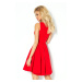 Červené šaty s výstřihem ve tvaru srdce model 4976175