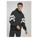 Crinkle Panel Track Jacket - blk/wht