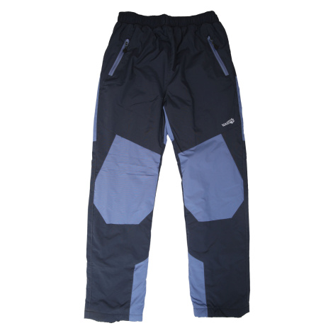 Chlapecké šusťákové kalhoty, zateplené - Wolf B2173, tmavě šedá Barva: Šedá tmavě