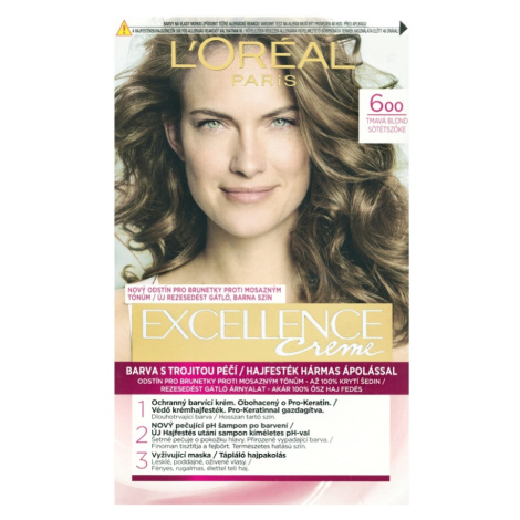 L'OREAL Excellence Creme Barva na vlasy 6 Tmavá blond L’Oréal Paris