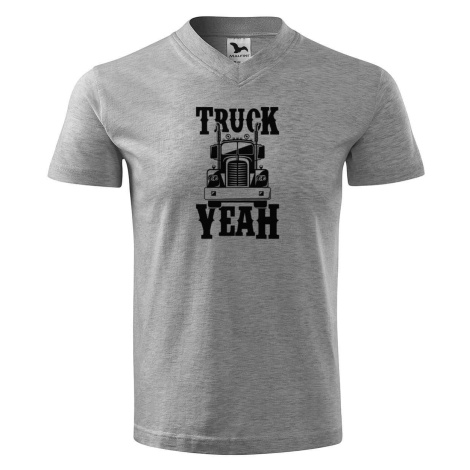 DOBRÝ TRIKO Pánské V tričko s potiskem Truck yeah