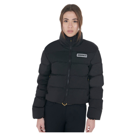 Bunda Cropped Stretch EQUESTRO, zimní, dámská, černá