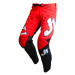 JUST1 J-FLEX ADRENALINE moto kalhoty červená/bílá