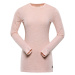 Dámské bavlněné triko NAX - ETANGA - světle růžová