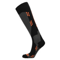 TECNICA-Merino ski socks, black/orange Černá