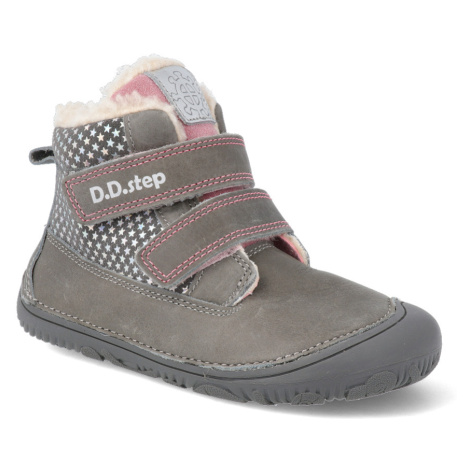 Barefoot zimní obuv D.D.step W073-29B šedá
