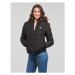 Superdry HOODED SPIRIT SPORTS PUFFER Černá