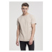 Lace Up Long Tee - sand