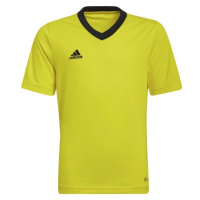 adidas ENTRADA 22 JERSEY Juniorský fotbalový dres, žlutá, velikost