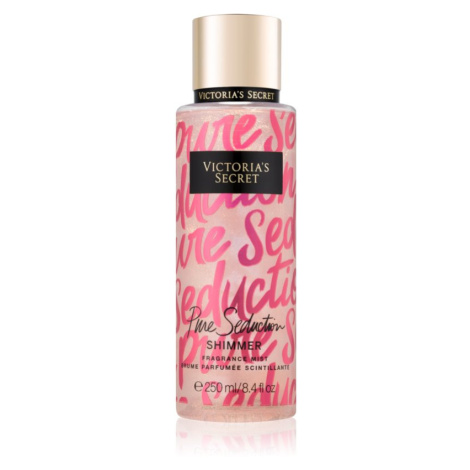 Victoria's Secret Pure Seduction Shimmer tělový sprej se třpytkami pro ženy 250 ml