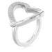 Calvin Klein Romantický ocelový prsten Heart 35000439 56 mm
