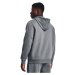 UNDER ARMOUR-UA Essential Fleece FZ Hood-GRY-1373881-012 Šedá