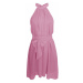 Dámské šifónové šaty v růžové barvě 216