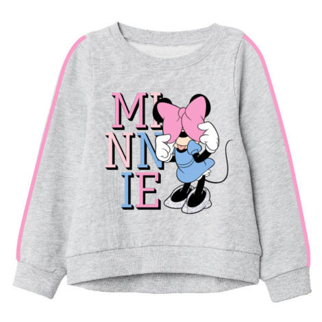 Minnie Mouse - licence Dívčí mikina - Minnie Mouse 52188381, šedá Barva: Šedá