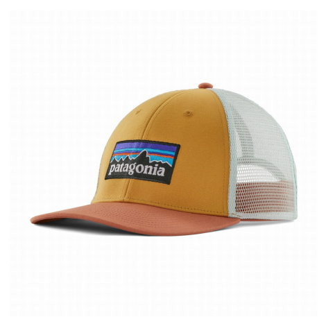 Kšiltovka Patagonia P-6 Logo LoPro Trucker Hat Barva: zlatá