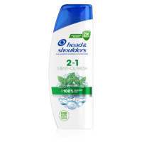 Head & Shoulders Menthol Fresh 2in1 šampon a kondicionér 2 v 1 proti lupům 250 ml