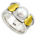 AutorskeSperky.com - Stříbrný prsten s perlou - S6090