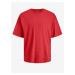 Červené basic tričko Jack & Jones Brink - Pánské