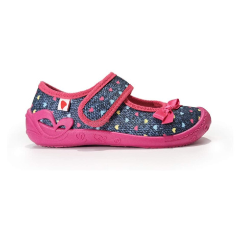 Domácí obuv Anatomic Flexible Hearts pink
