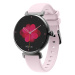 Wotchi AMOLED Smartwatch DM70 – Black - Pink