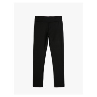 Koton Basic Sports Leggings with Elastic Waist